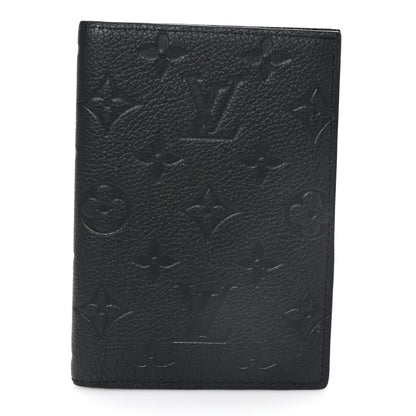 Louis Vuitton Empreinte Monogram Passport Cover Black 1 of 7