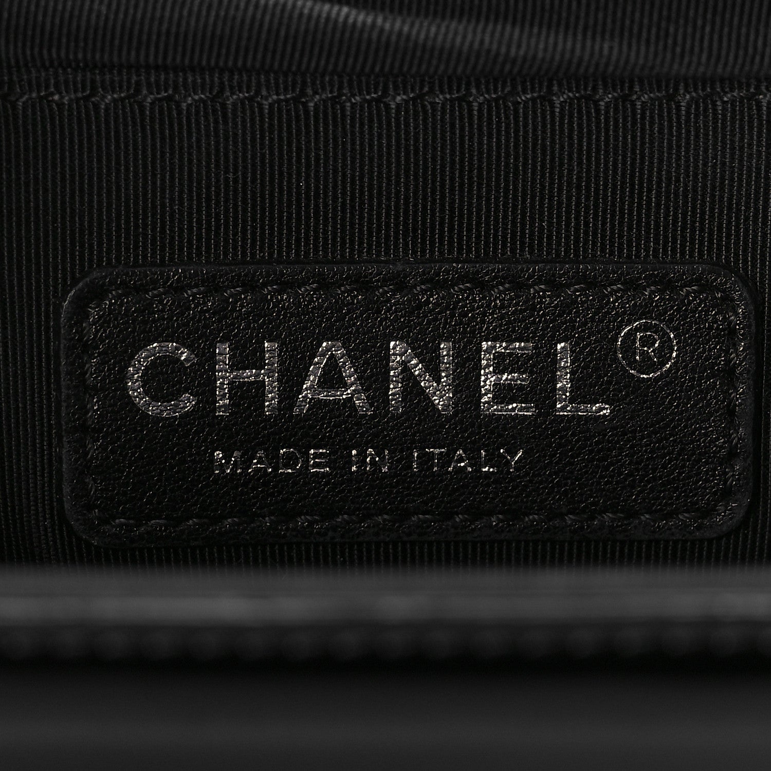 Chanel Patent Calfskin Quilted Medium Plexiglass Boy Flap Black 6 of 9