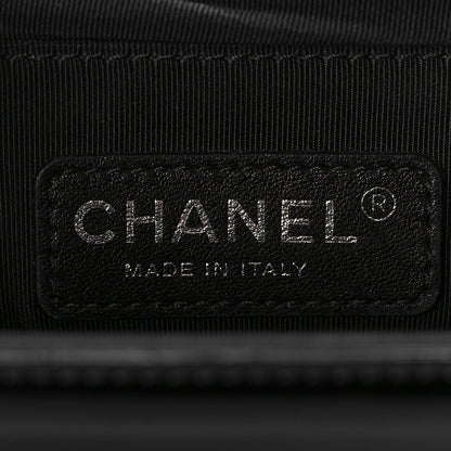 Chanel Patent Calfskin Quilted Medium Plexiglass Boy Flap Black 6 of 9