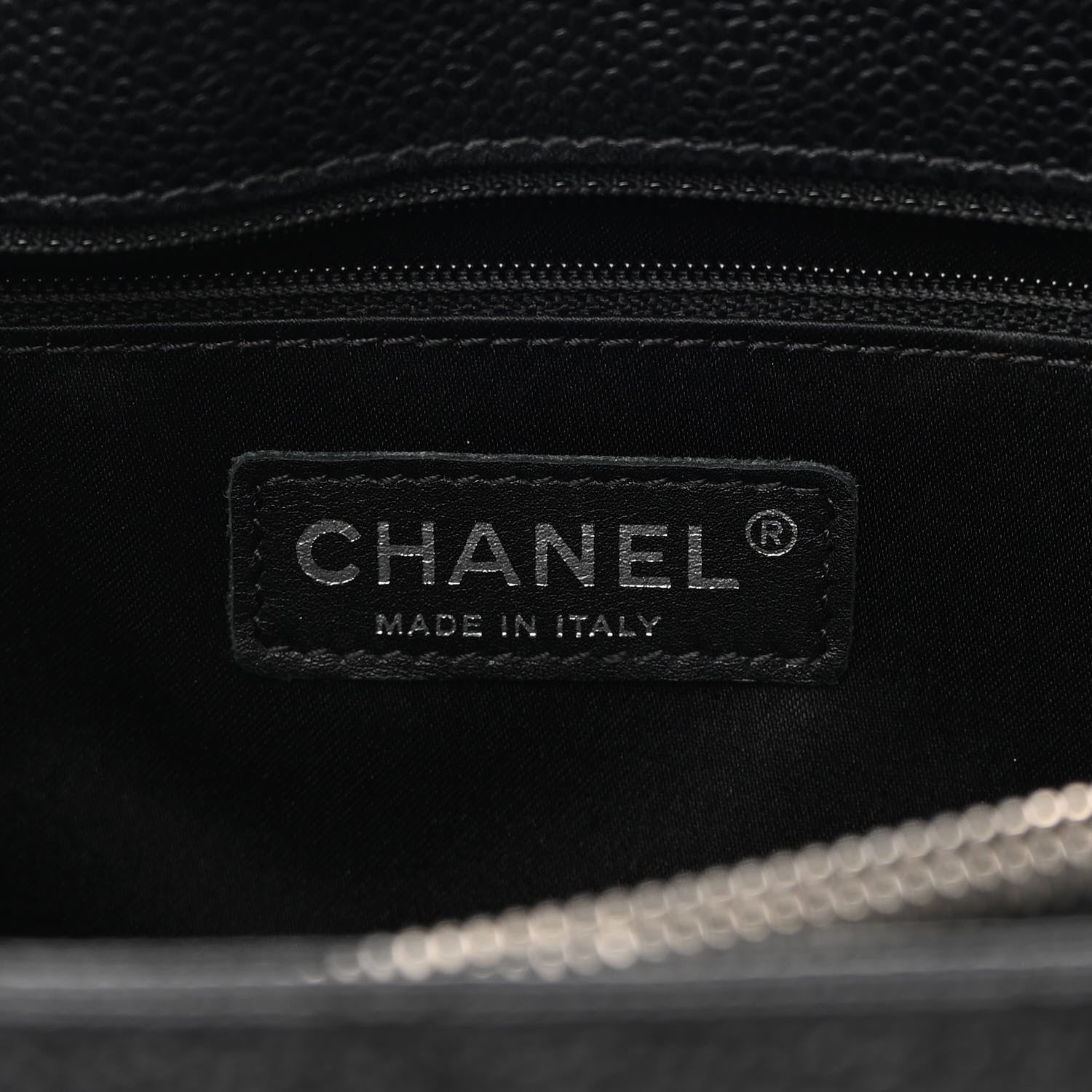 Chanel Caviar Quilted Grand Shopping Tote GST Black 6 of 10