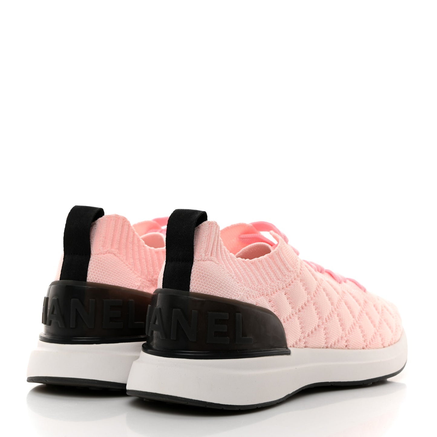 Mixed Fibers Quilted Womens CC Sneakers 41 Light Pink
