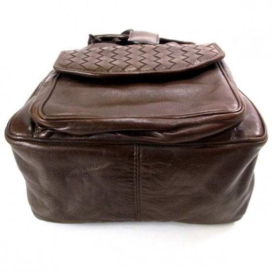 Bottega Veneta Woven Leather Backpack Ebano 5 of 10
