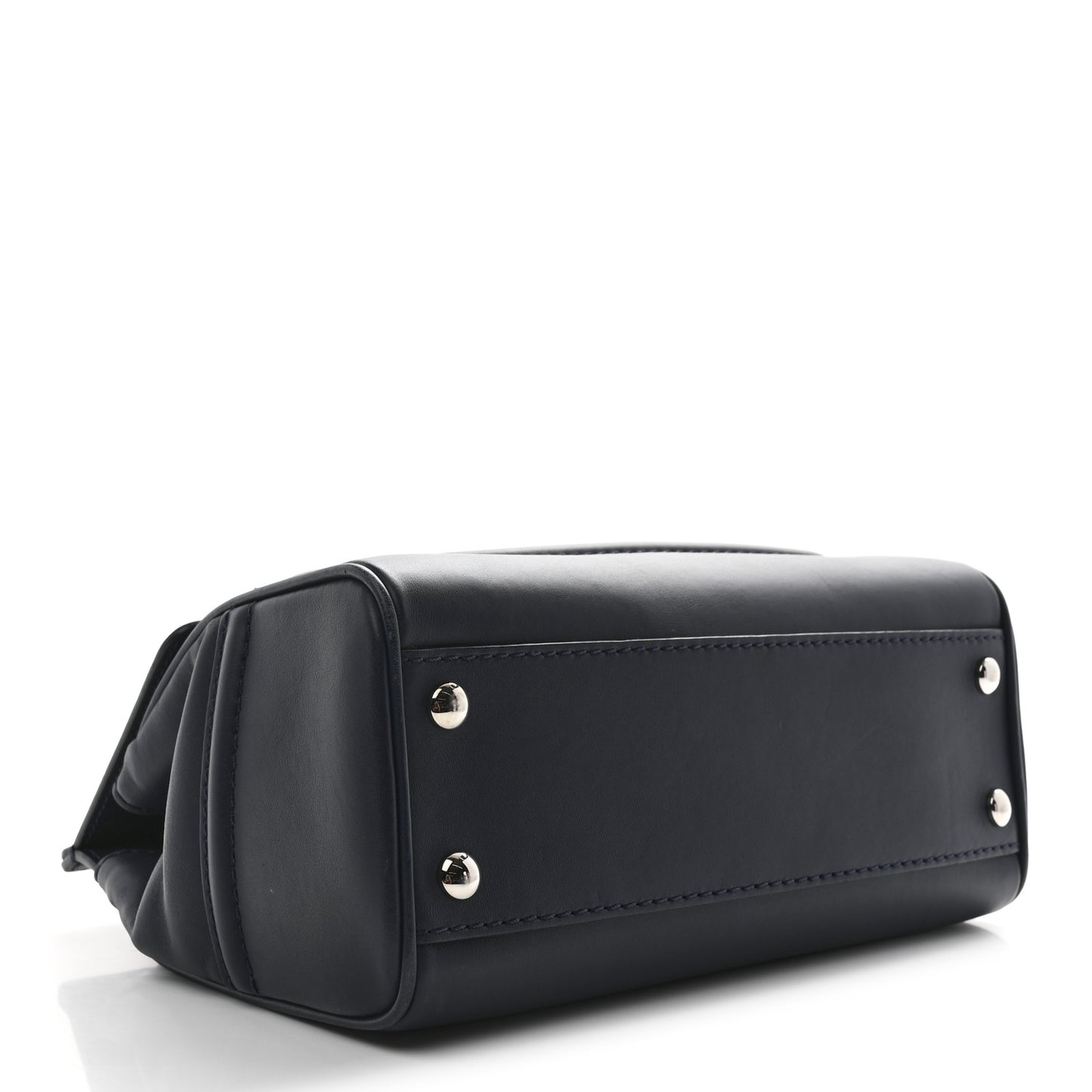 Calfskin Medium Palazzo Empire Bag Navy Blue