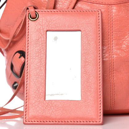 Balenciaga Agneau Classic Hardware Mini Pompon Rose Azalee 11 of 11