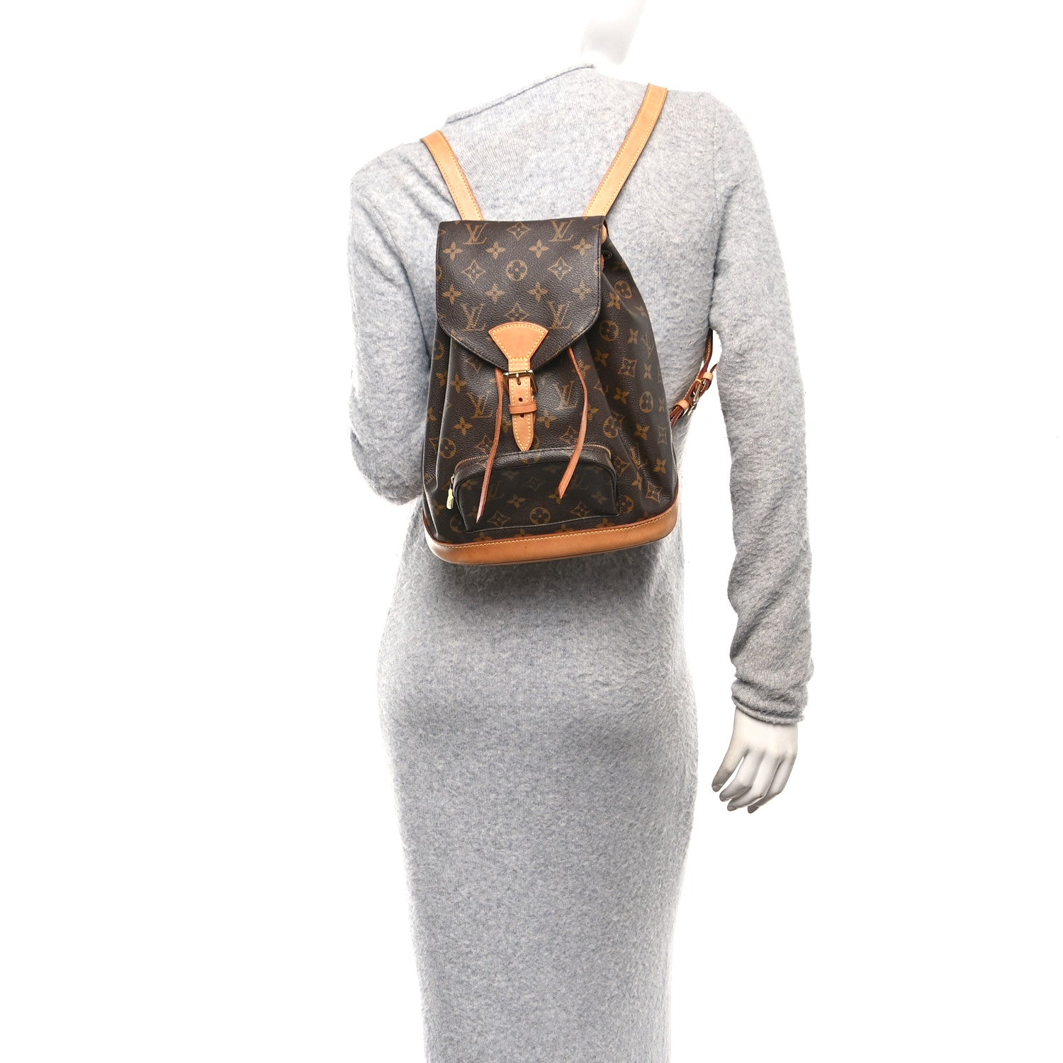 Louis Vuitton Monogram Montsouris MM Backpack 2 of 15