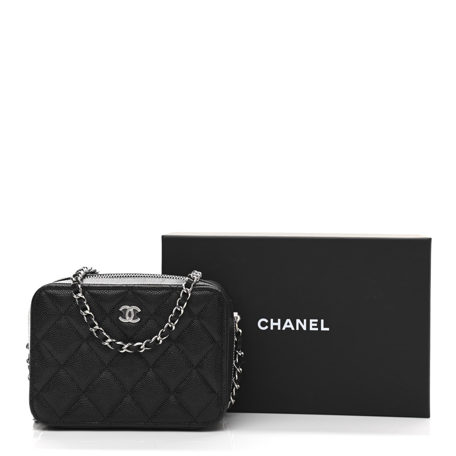Chanel Caviar Quilted Camera Bag Black 11 of 11
