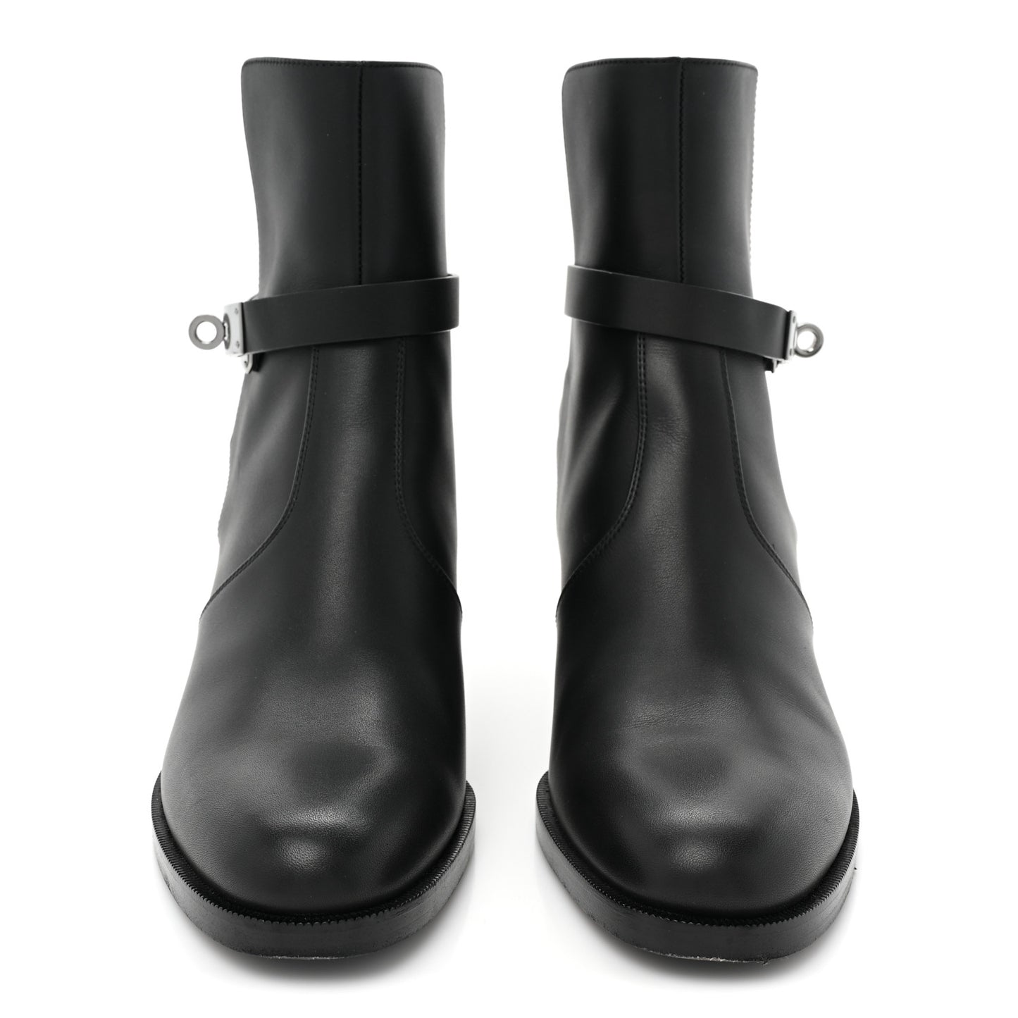 Calfskin Frenchie 50 Ankle Boots 37 Black