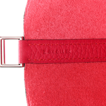 Hermes Taurillon Clemence Matte Alligator Picotin Lock Touch 18 PM Rose Mexico 7 of 12
