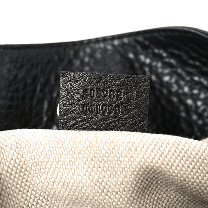 Gucci Pebbled Calfskin Medium Soho Chain Shoulder Bag Black 6 of 9