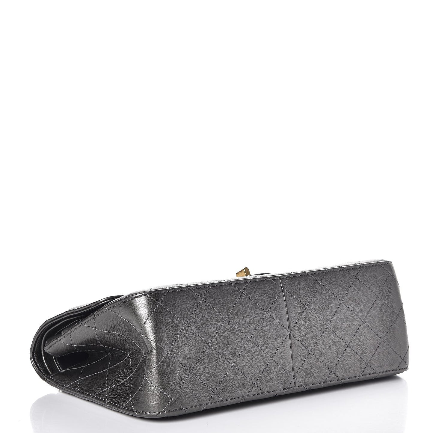 Metallic Calfskin Quilted 2.55 Reissue 226 Flap Charcoal