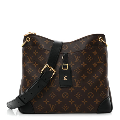 Louis Vuitton Monogram Odeon MM Black 1 of 9