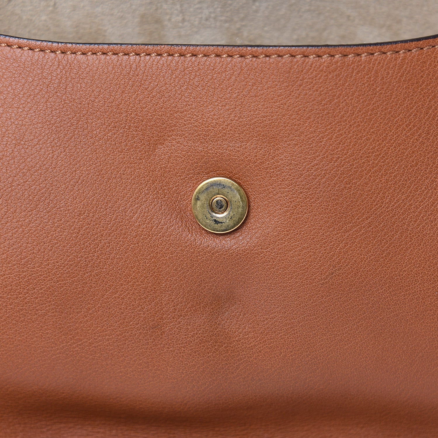 Chloe Smooth Calfskin Kurtis Shoulder Bag Caramel 13 of 13