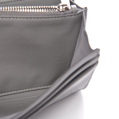 Christian Dior Grained Calfskin Diorama Croisiere Chain Wallet Gris 10 of 17
