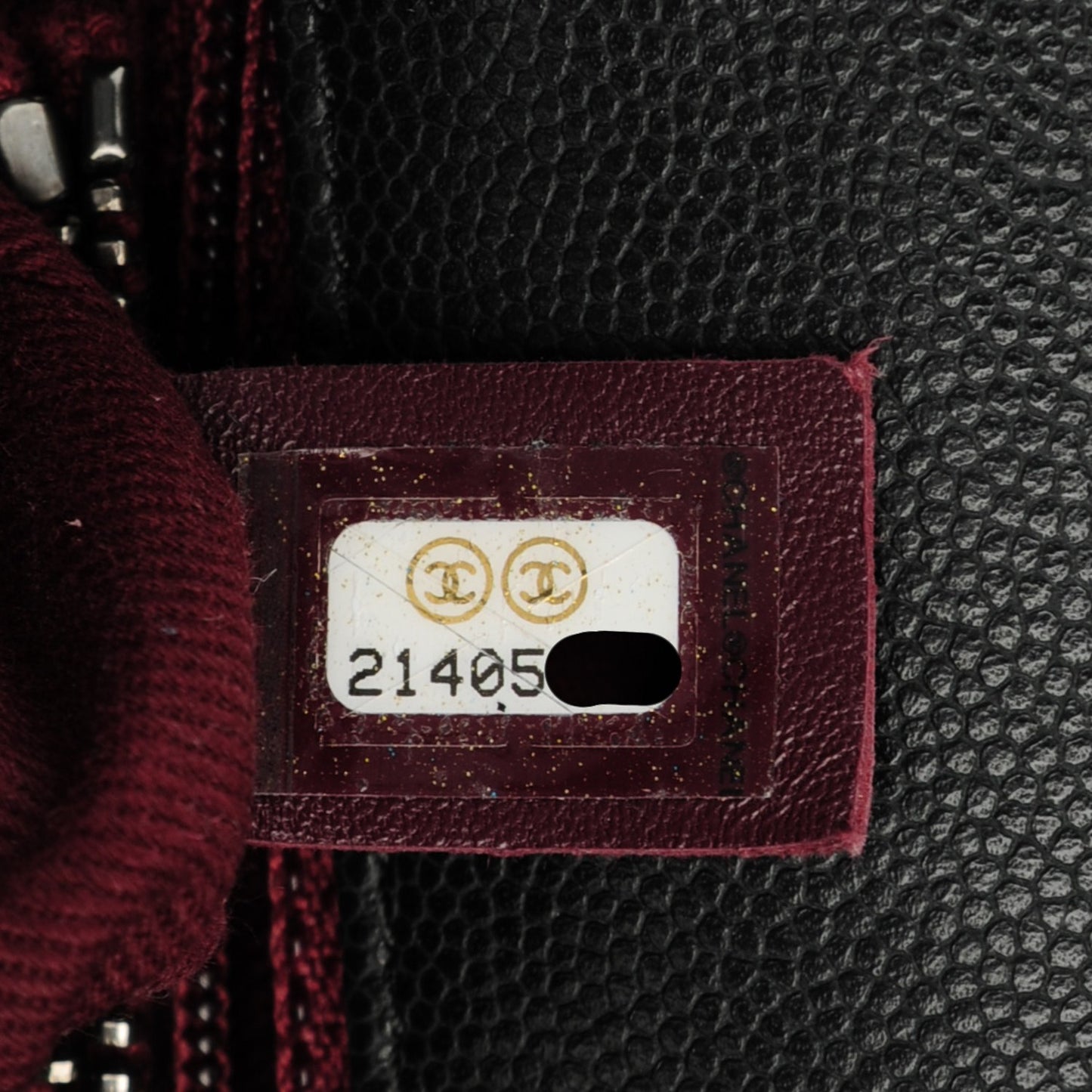 Caviar Quilted Medium Coco Handle Flap Black