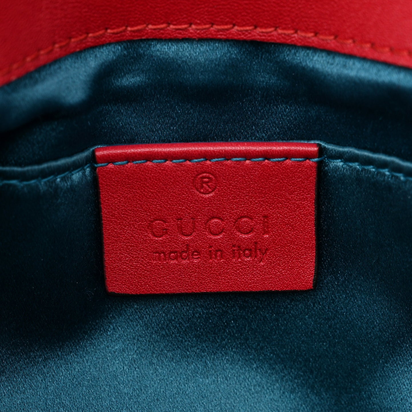 Velvet Matelasse Mini GG Marmont Shoulder Bag Hibiscus Red
