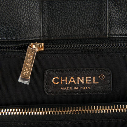 Chanel Calfskin Cerf Executive Shopper Tote Black 6 of 13
