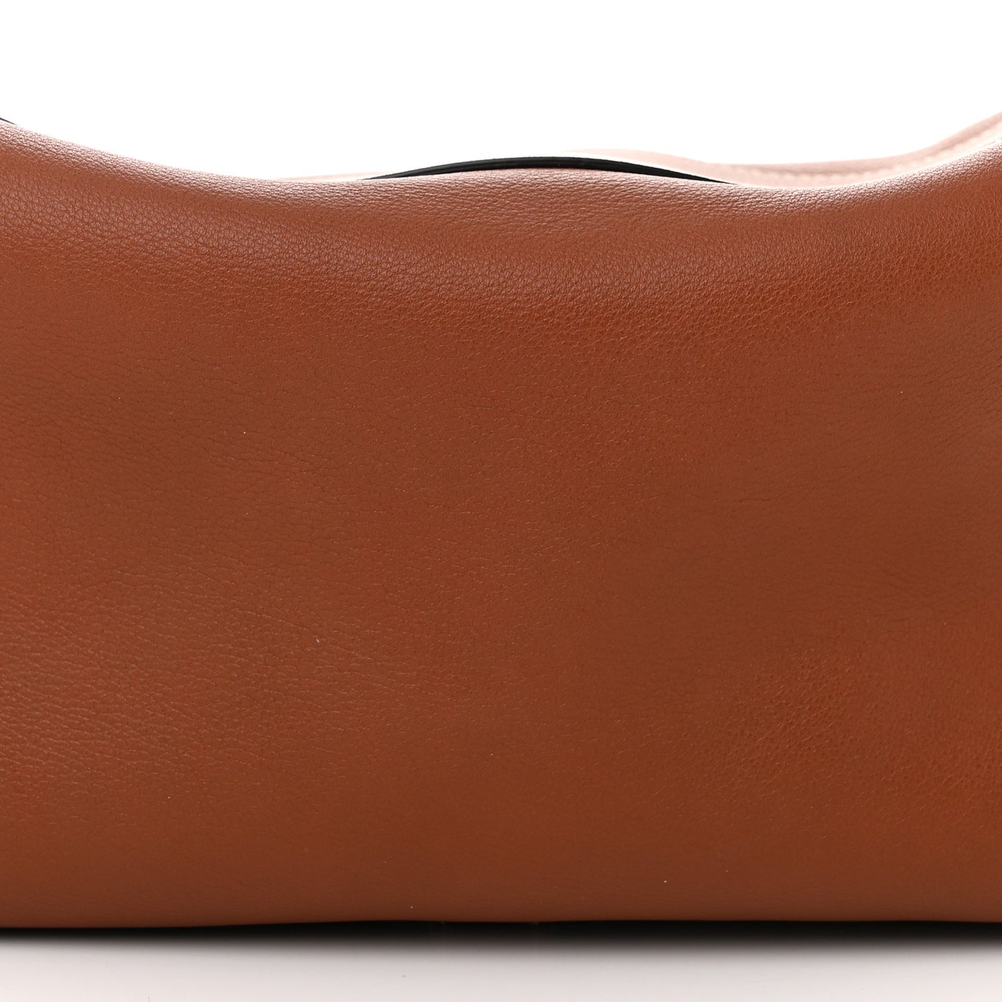 Supple Calfskin Medium Romy Shoulder Bag Tan