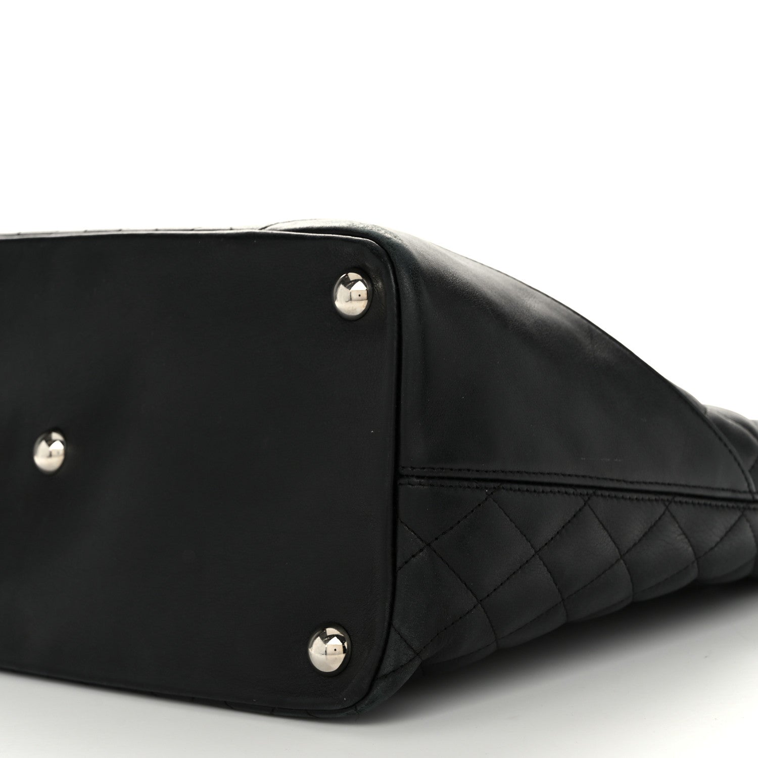 Chanel Calfskin Quilted Large Cambon Tote Black 10 of 12