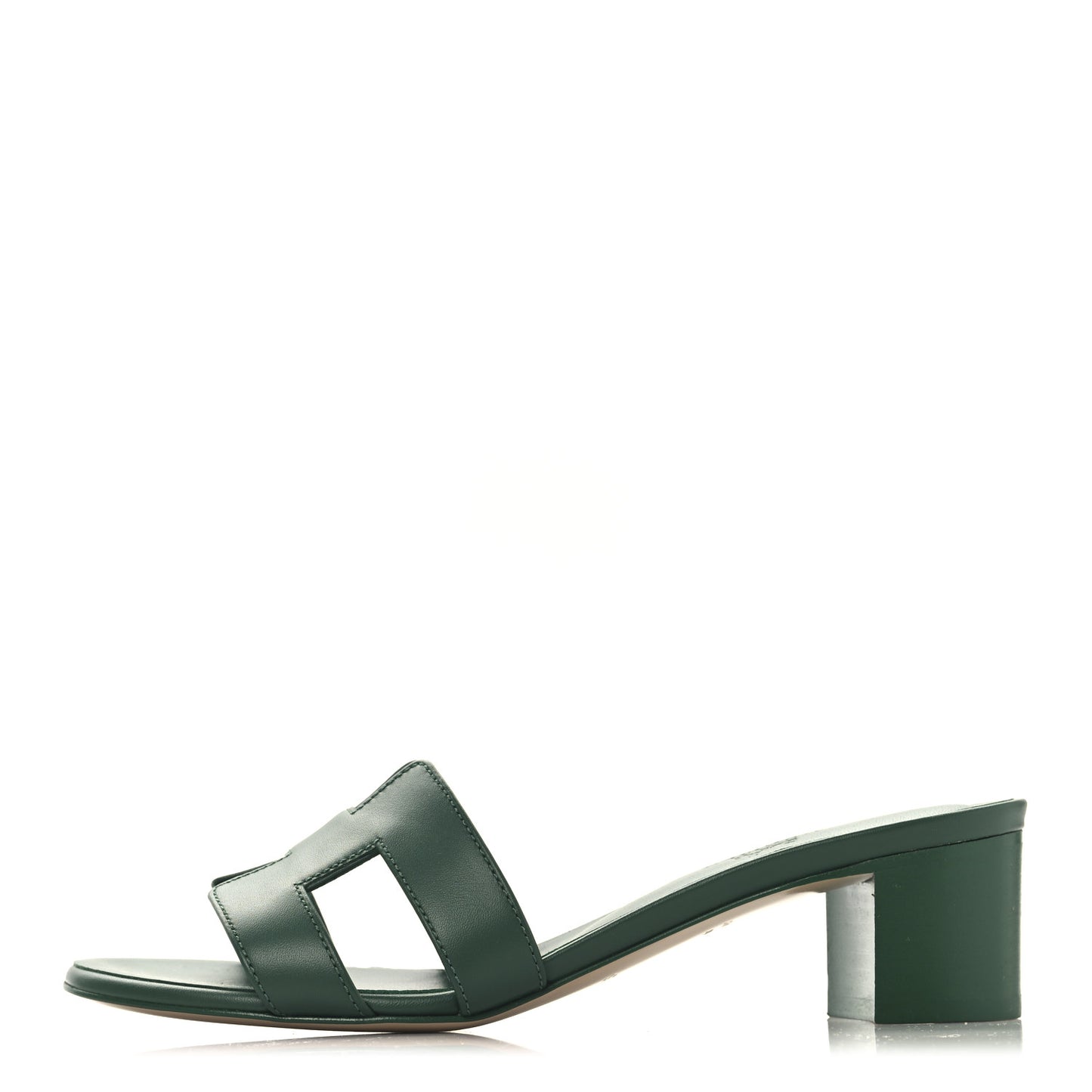 Calfskin Oasis Sandals 36 Vert Electrique