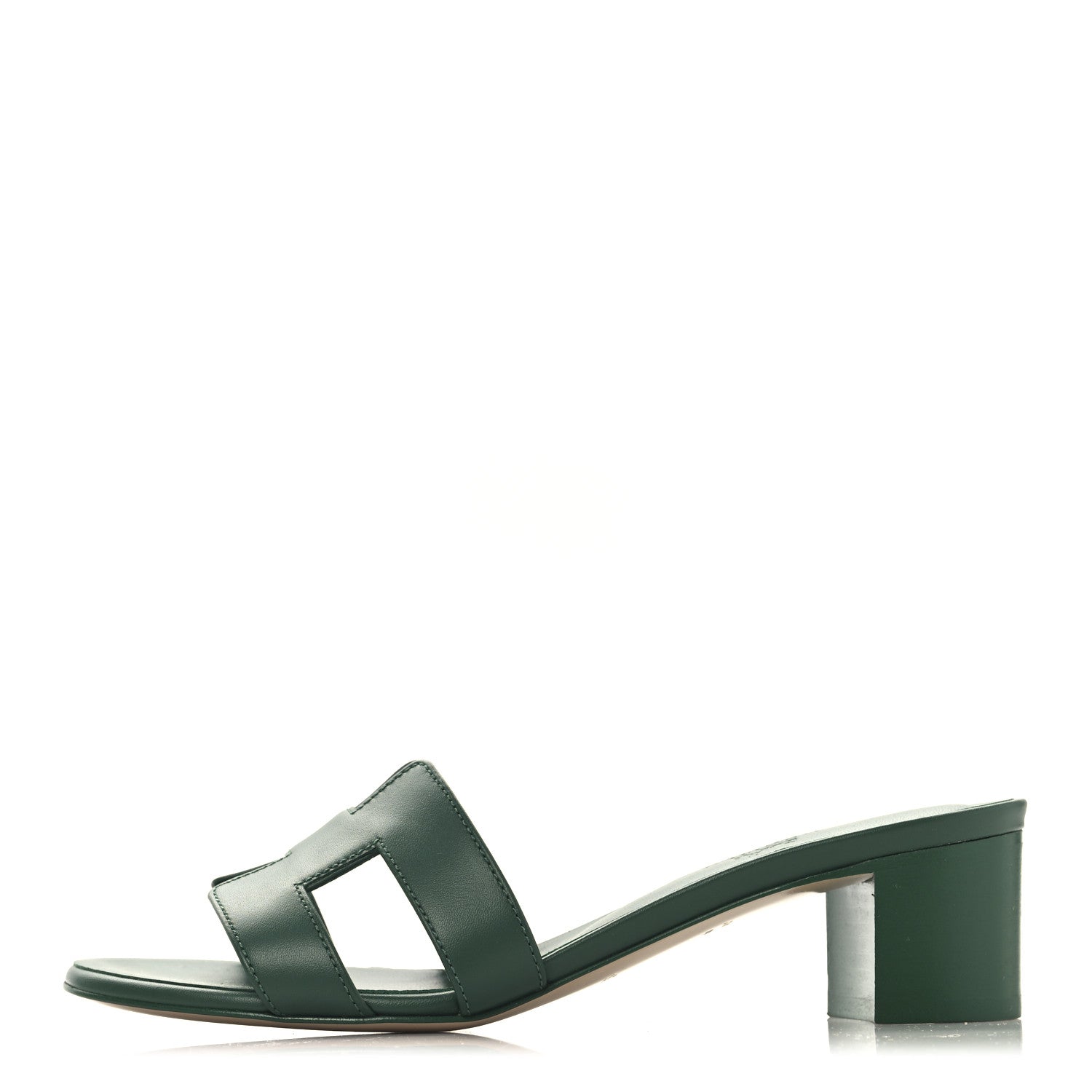 Hermes Calfskin Oasis Sandals 36 Vert Electrique 1 of 9