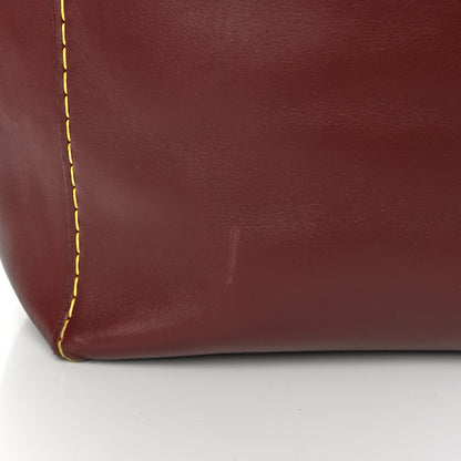 Celine Smooth Calfskin Vertical Cabas Burgundy 12 of 13