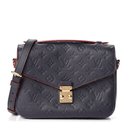 Louis Vuitton Empreinte Pochette Metis Marine Rouge 1 of 10