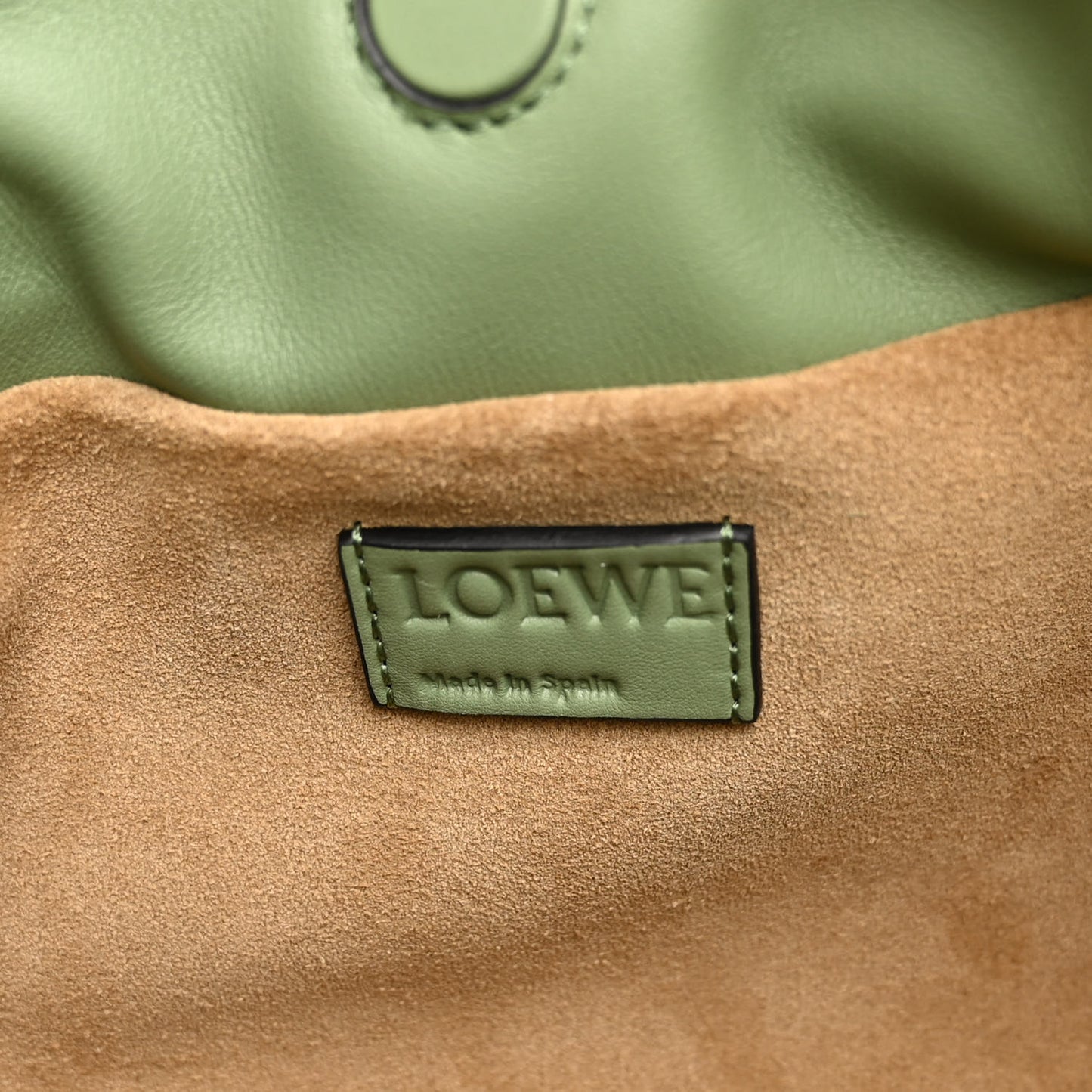 Calfskin Mini Flamenco Knot Clutch Rosemary