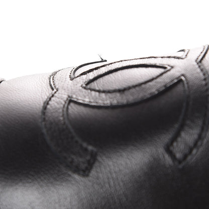 Chanel Lambskin CC Espadrilles 37 Black 11 of 12