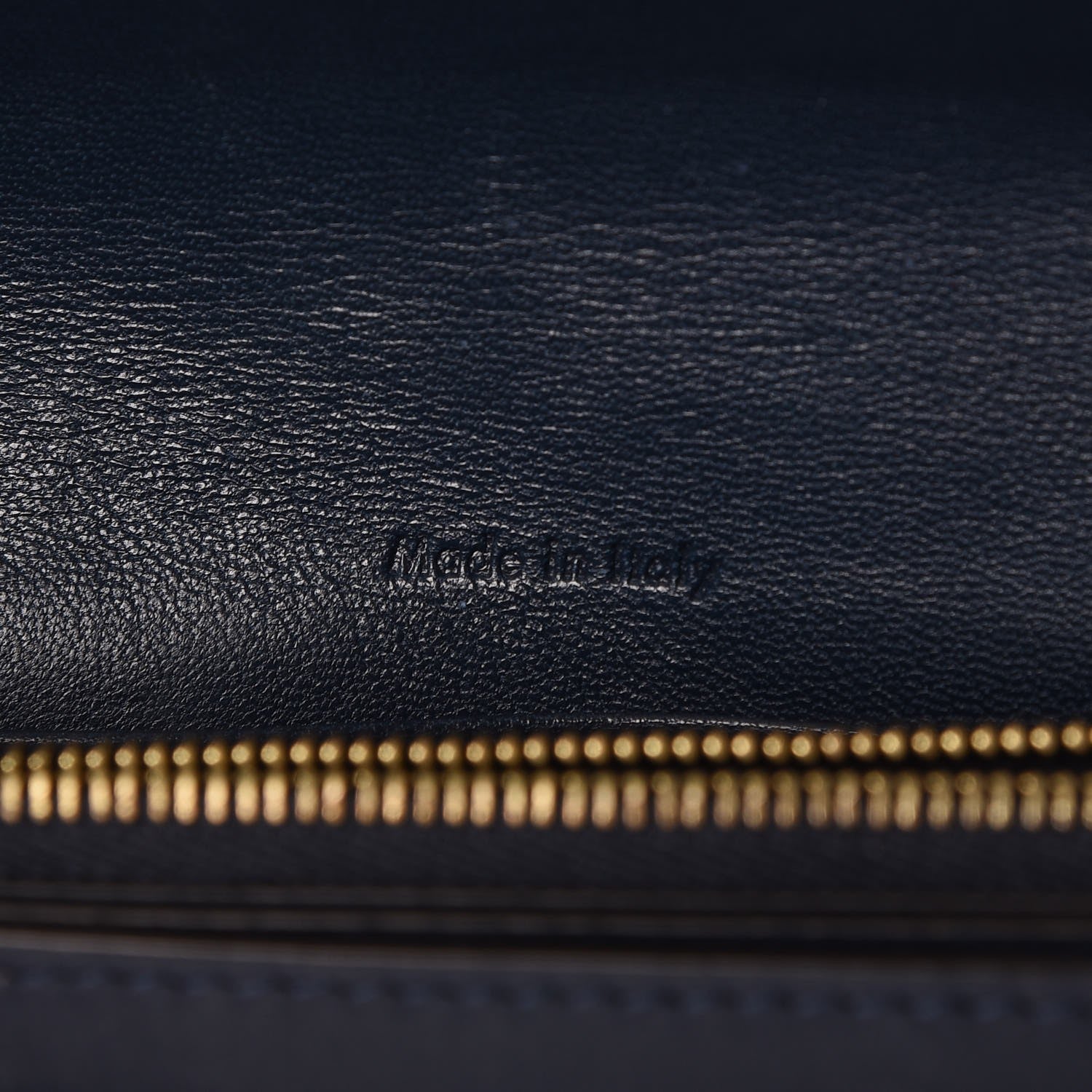 Celine Smooth Calfskin Large Multifunction Envelope Flap Clutch Metallic Blue 7 of 8
