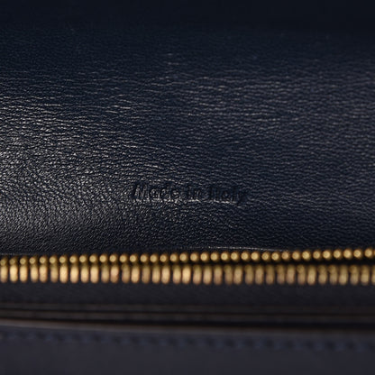 Celine Smooth Calfskin Large Multifunction Envelope Flap Clutch Metallic Blue 7 of 8