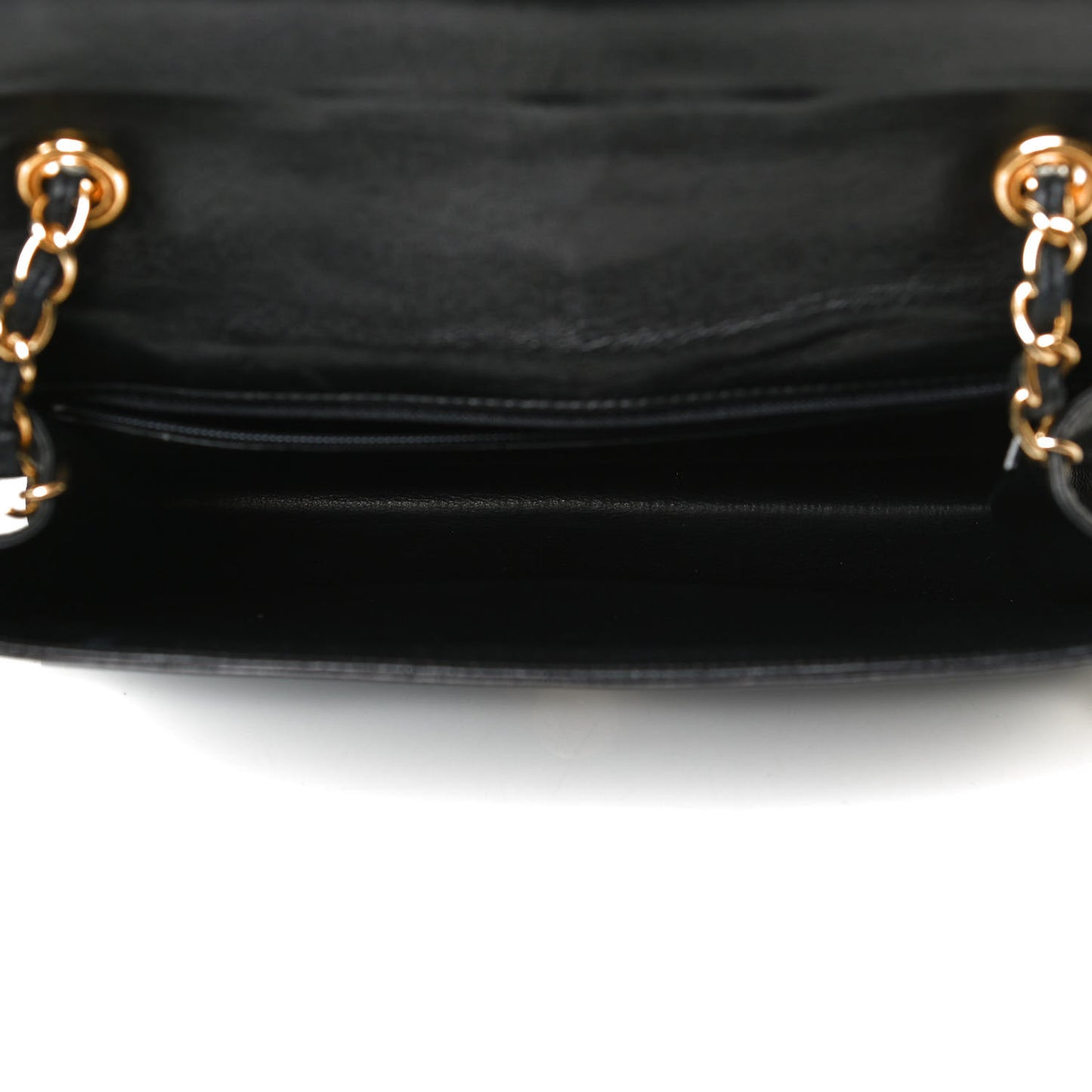 Lambskin Quilted CC Small Single Flap Black