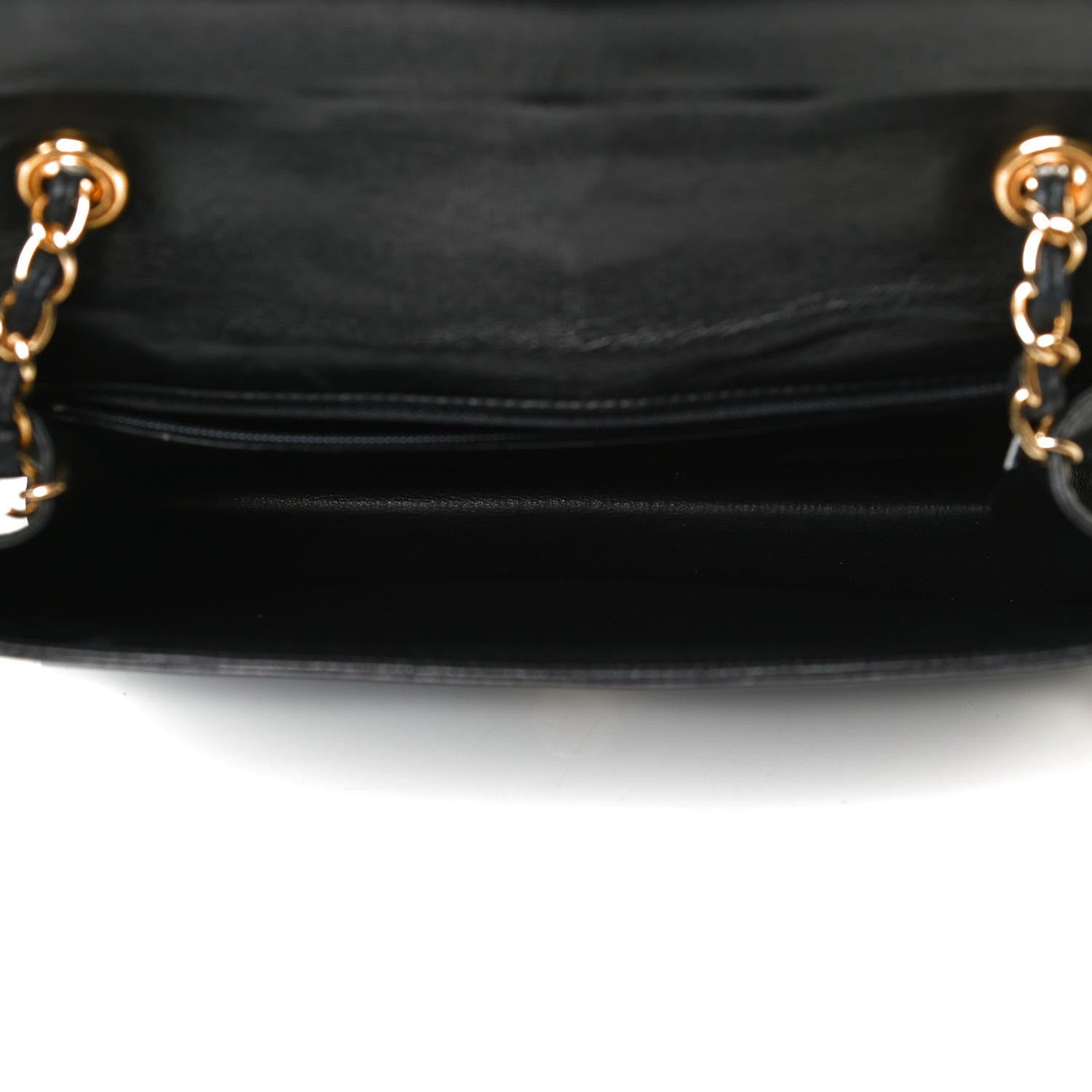 Chanel Lambskin Quilted CC Small Single Flap Black 4 of 16