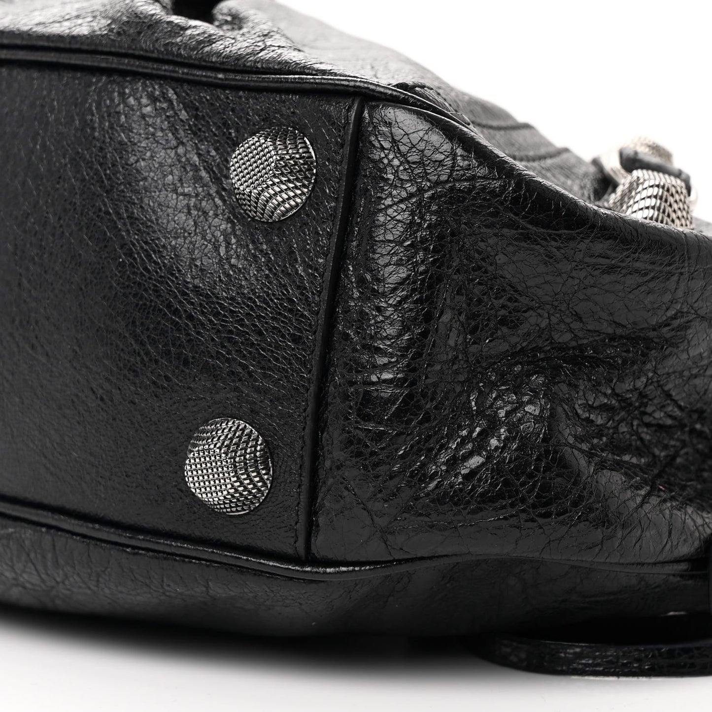 Agneau Arena Small Le Cagole Shoulder Bag Black