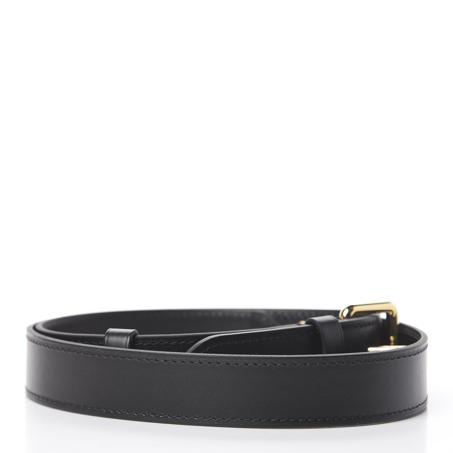 Louis Vuitton Calfskin Odeon Adjustable Shoulder Strap Black 2 of 3