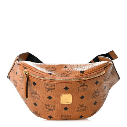 MCM Visetos Stark Belt Bag Cognac 1 of 10