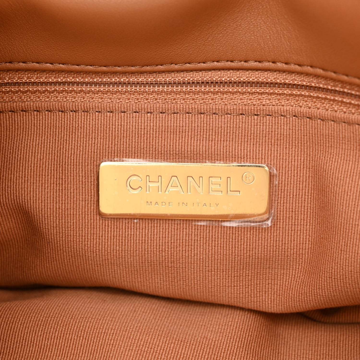 Chanel Lambskin Quilted Medium Chanel 19 Flap Brown 6 of 11