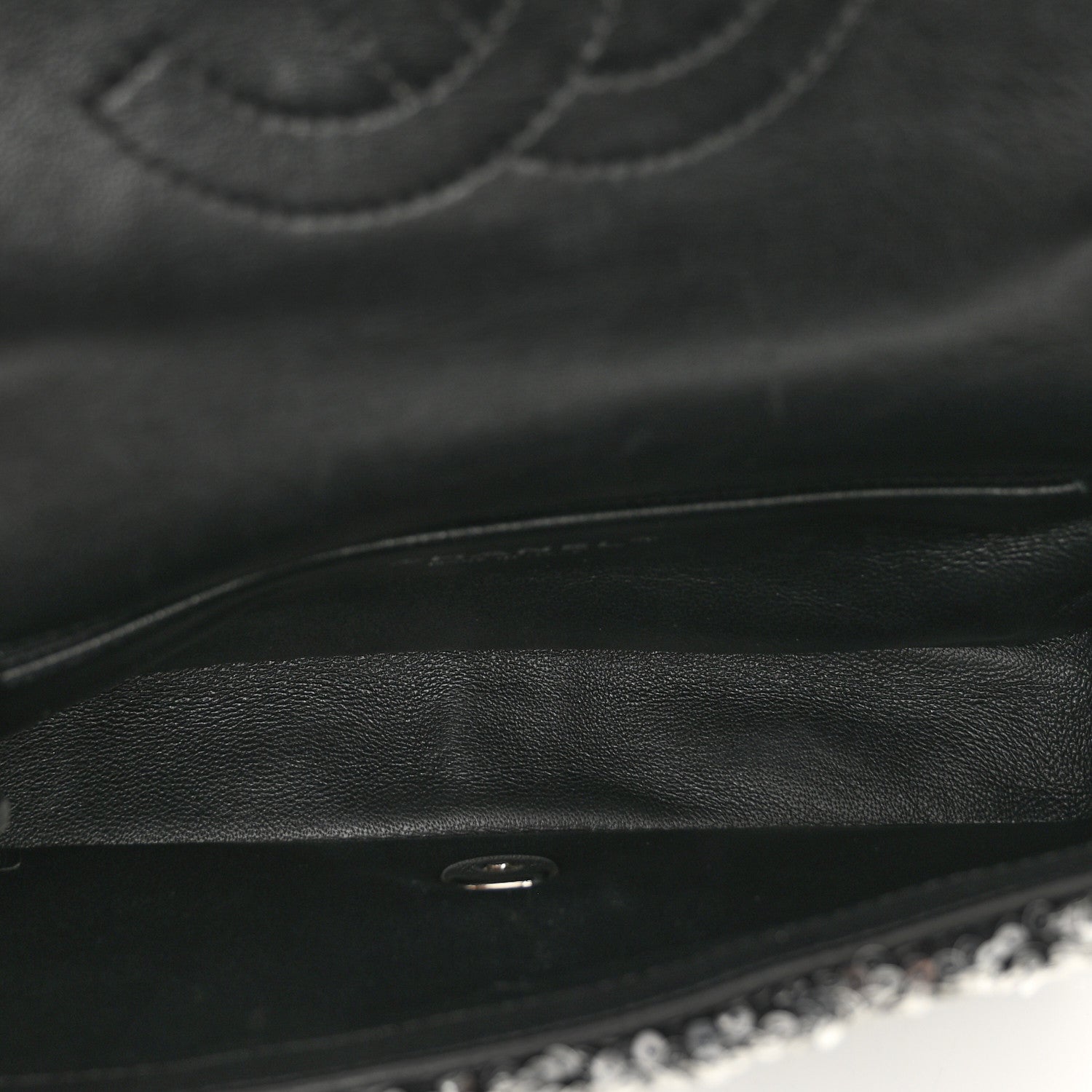 Chanel Sequin Small Single Flap Silver 6 of 10