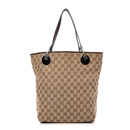 Gucci Monogram Large Eclipse Tote Brown 1 of 15
