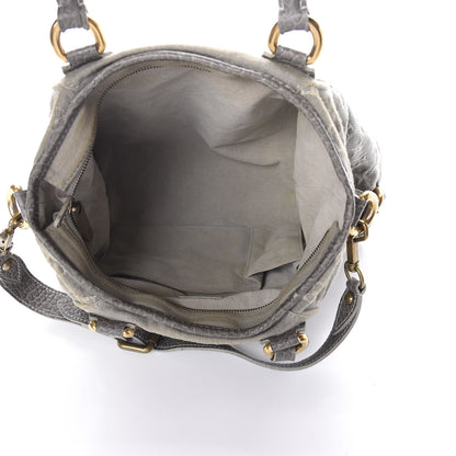Louis Vuitton Denim Neo Cabby MM Grey 5 of 9