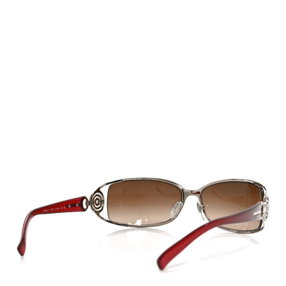 Bulgari Acetate Crystal Sunglasses 6003-B Red 4 of 7