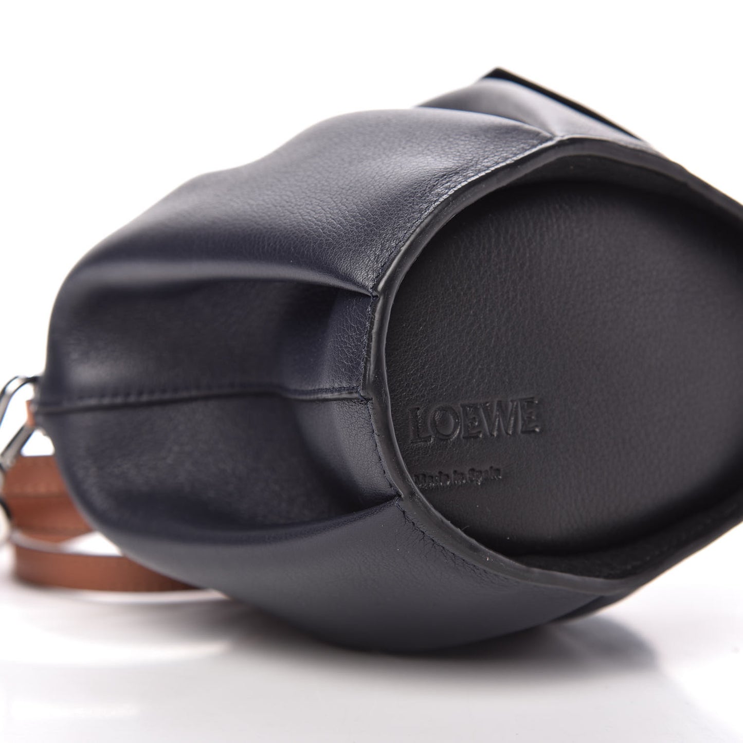 Calfskin Mini Sailor Elephant Crossbody Bag Deep Blue