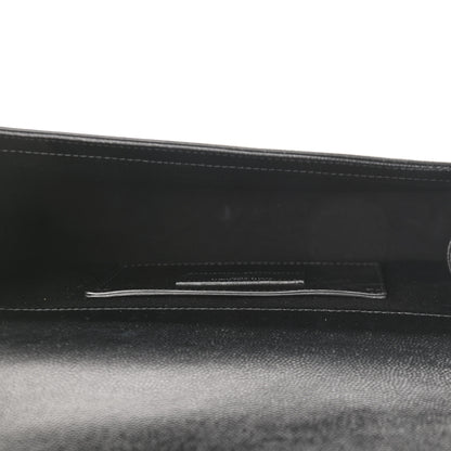 Saint Laurent Grain De Poudre Medium Classic Monogram Kate Satchel Black 4 of 8