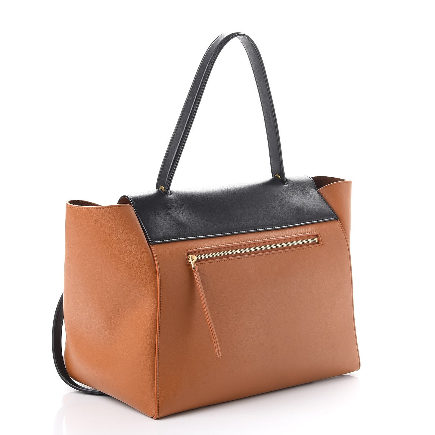 Smooth Calfskin Large Bi-Color Belt Bag Light Copper