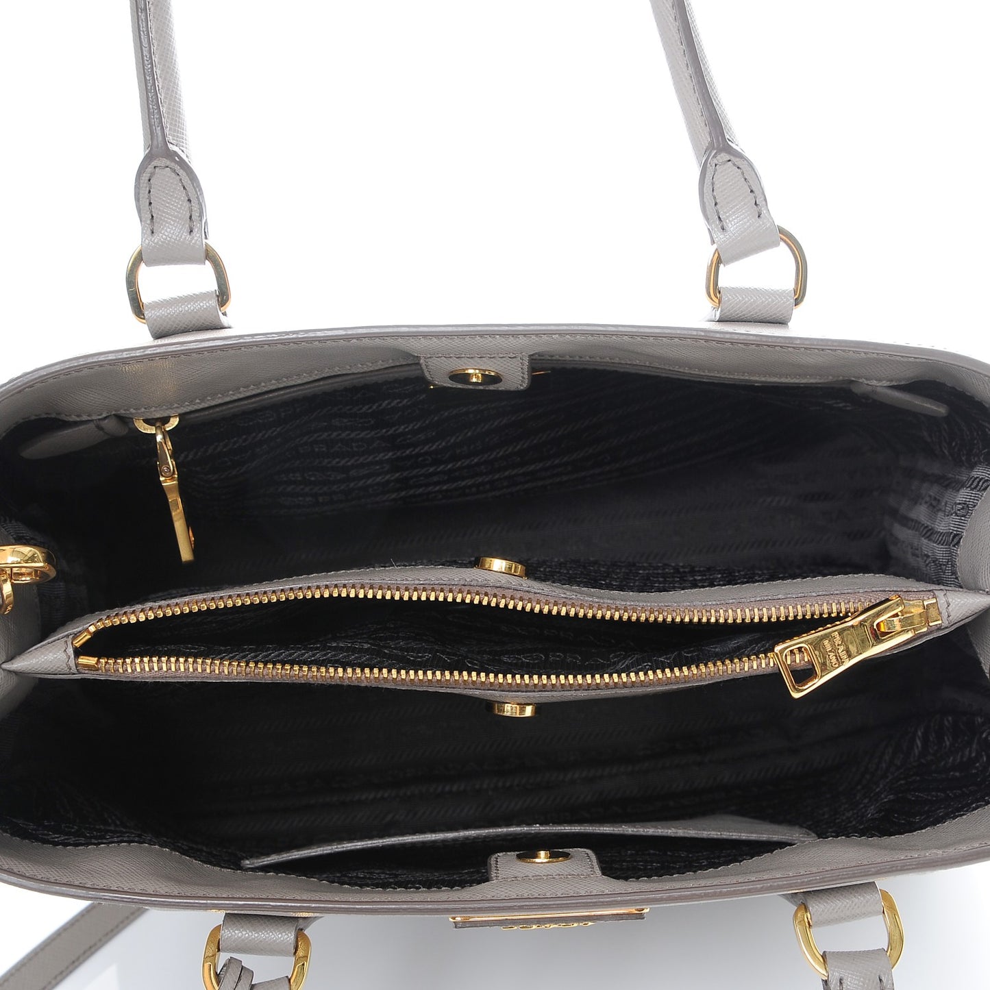 Saffiano Lux Medium Tote Argilla