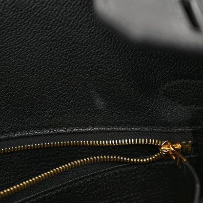 Hermes Madame Calfskin Birkin Sellier 30 Black 12 of 13