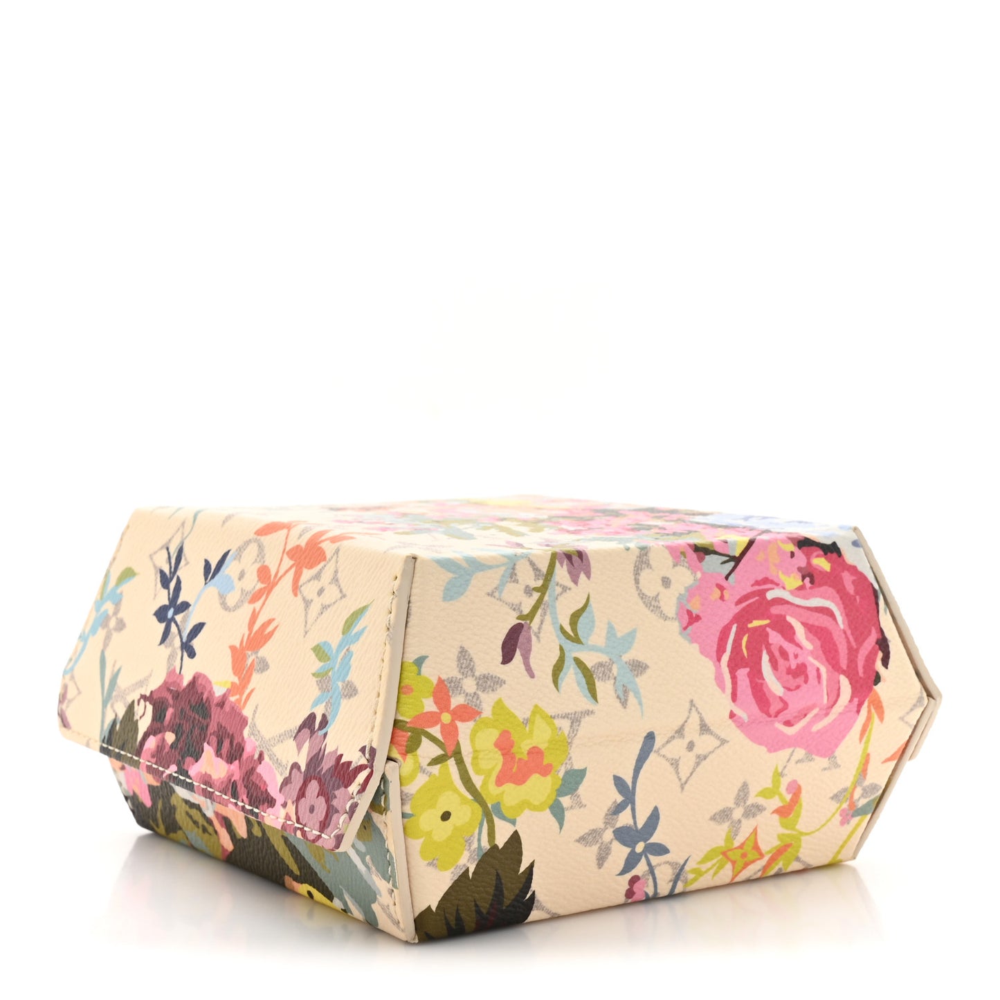 Monogram Flower Burger Box