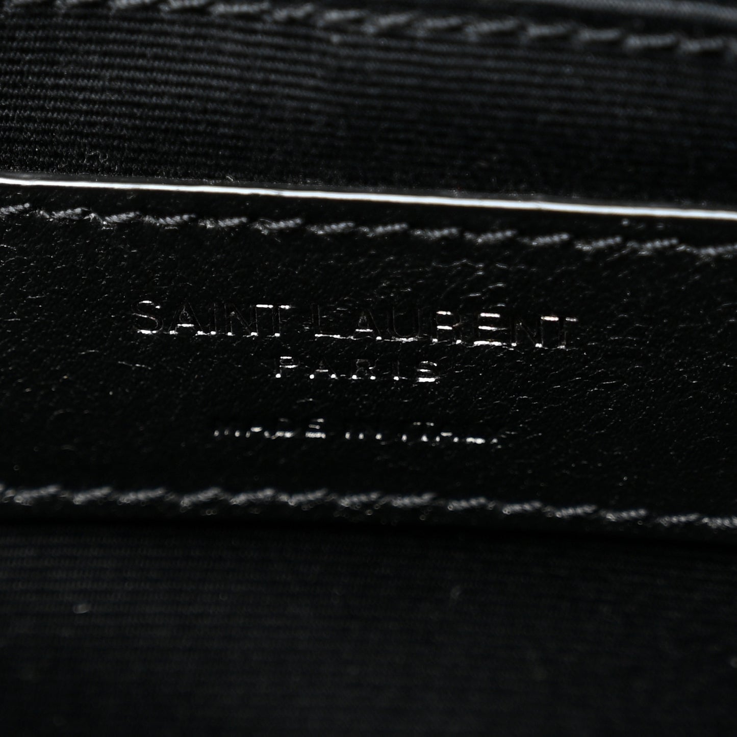 Patent Calfskin Matelasse Monogram Lou Camera Bag Black