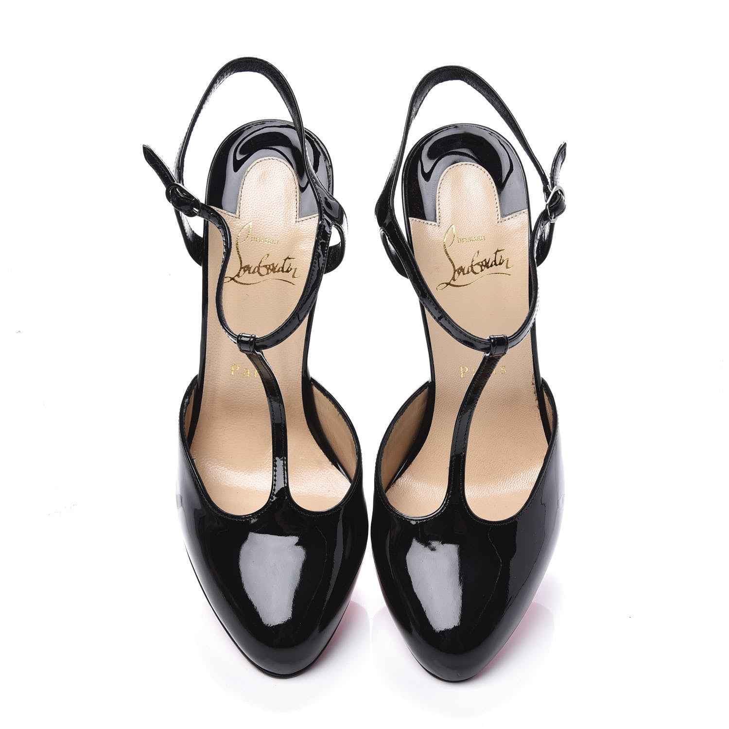 Christian Louboutin Patent Me Pam 100 Pumps 38 Black 5 of 10