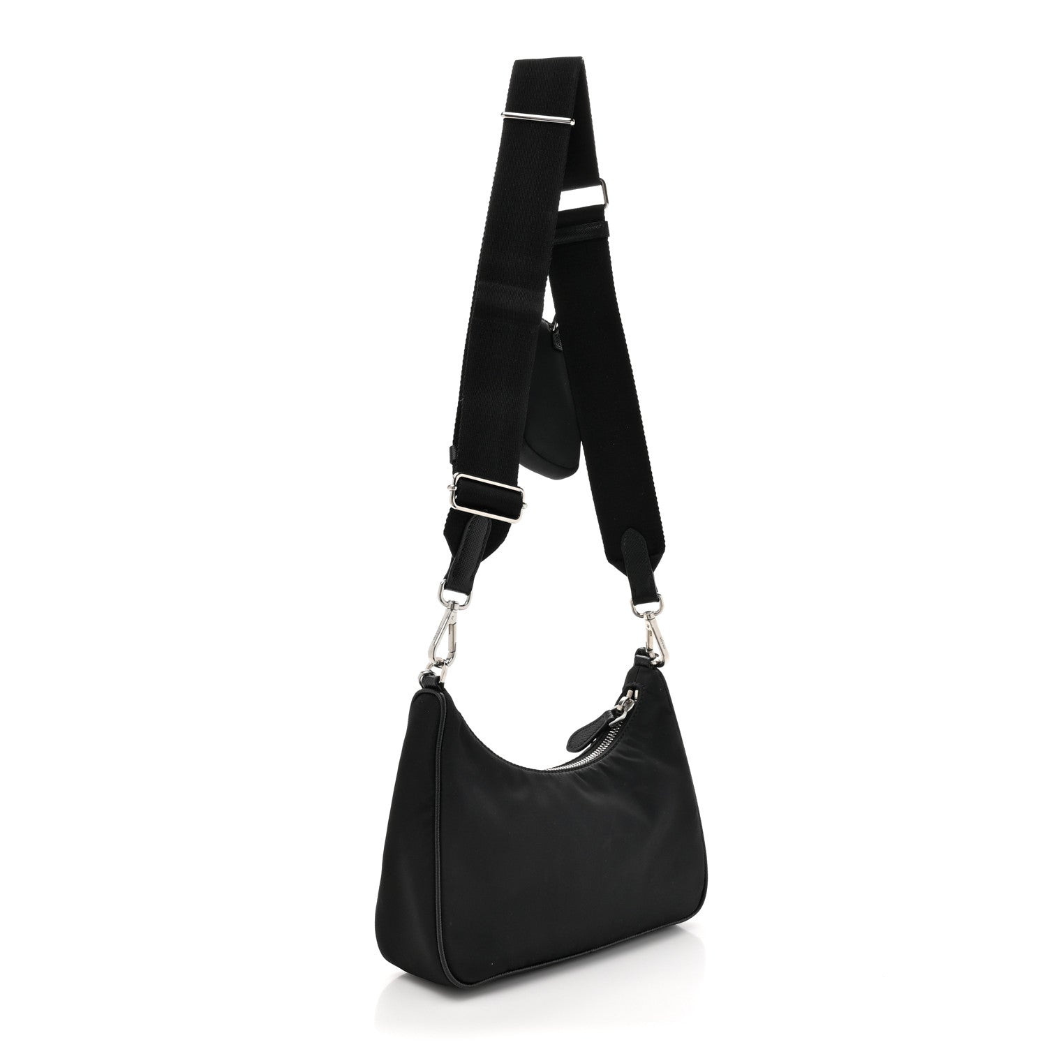 Prada Nylon Re-Edition 2005 Shoulder Bag Black 3 of 9