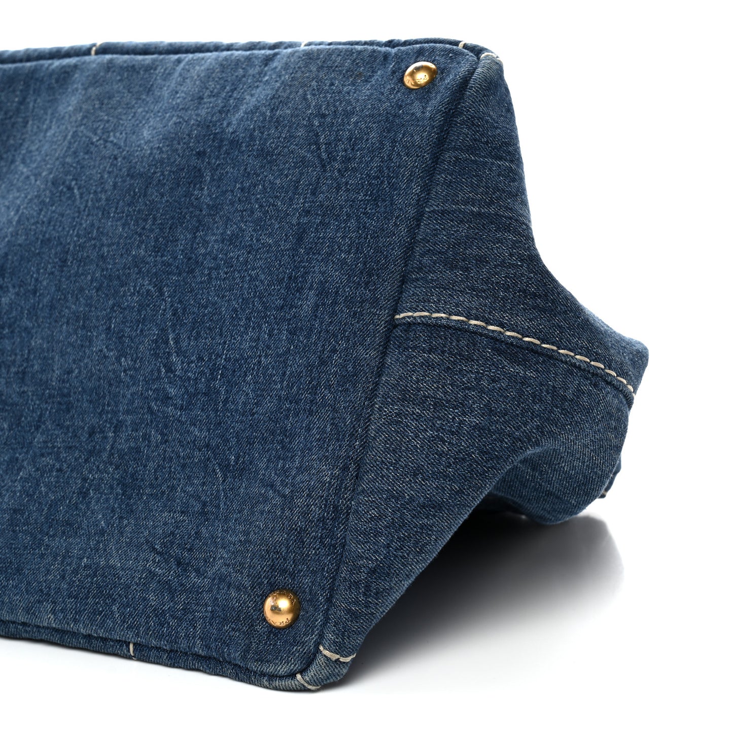 Denim Canapa Logo Tote Avio